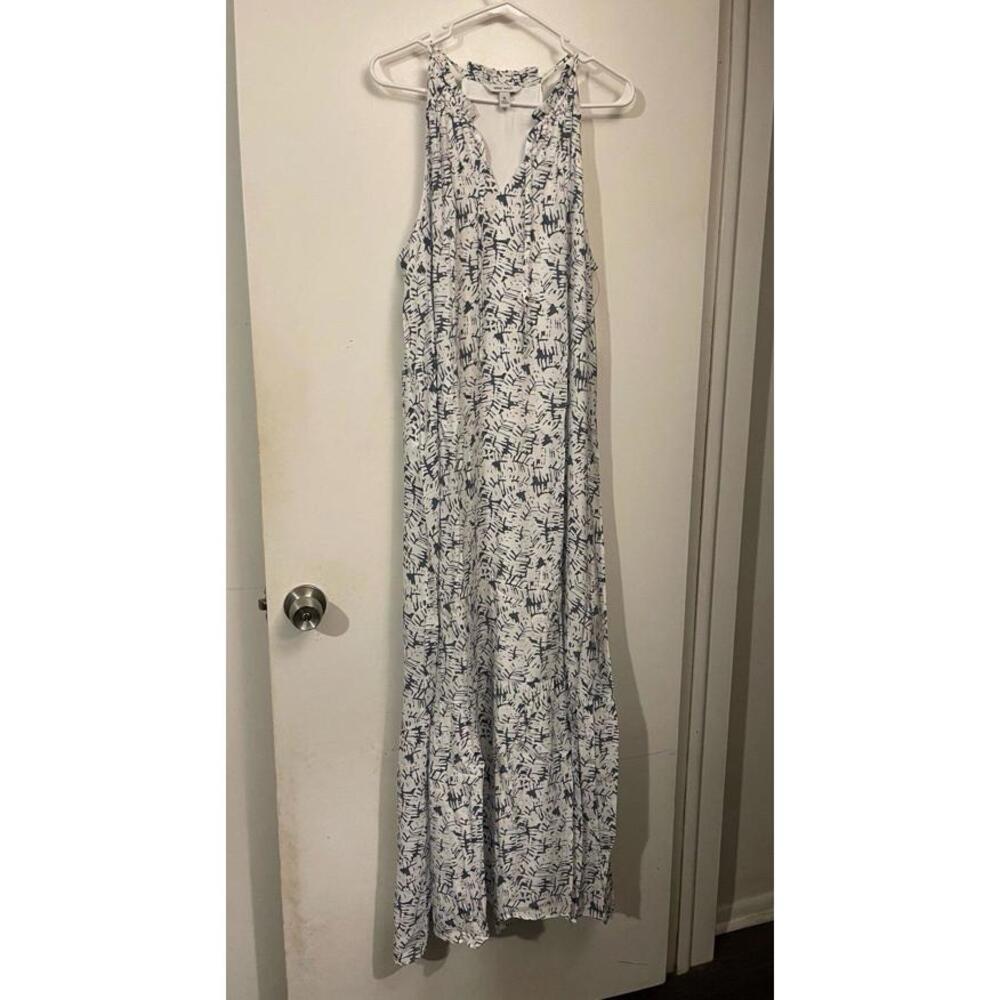 Nine West Abstract Tiered Peasant Maxi Dress – XL, NWT